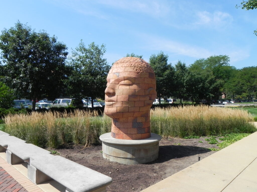 Brickhead Statue