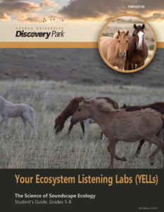 Front page of the Your Ecosystem Listening Labs Student Guide